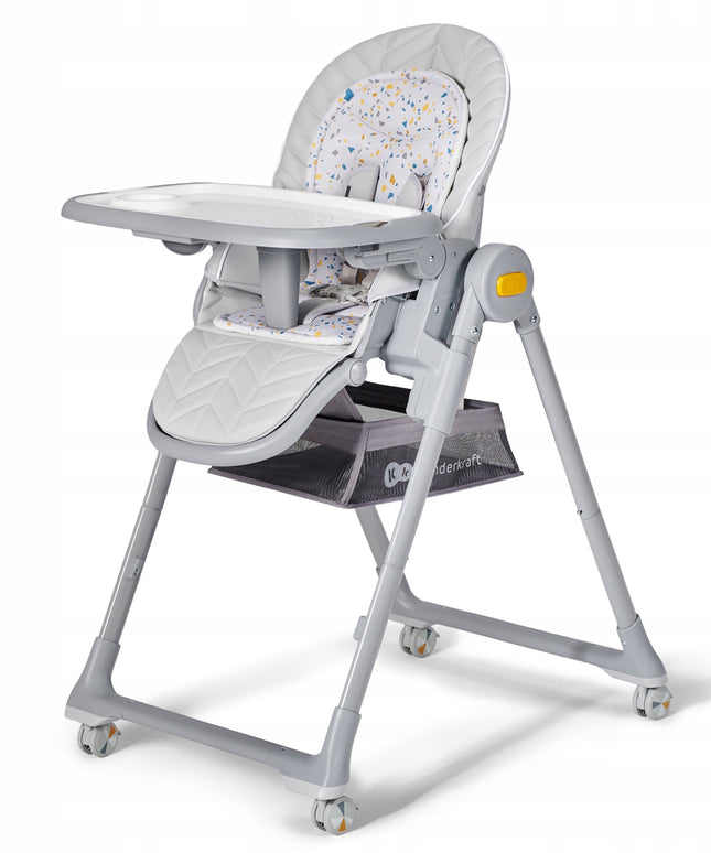 Kinderkraft Maitinimo kėdutė-gultukas 2in1 nuo 0-3 metų LASTREE Pilka