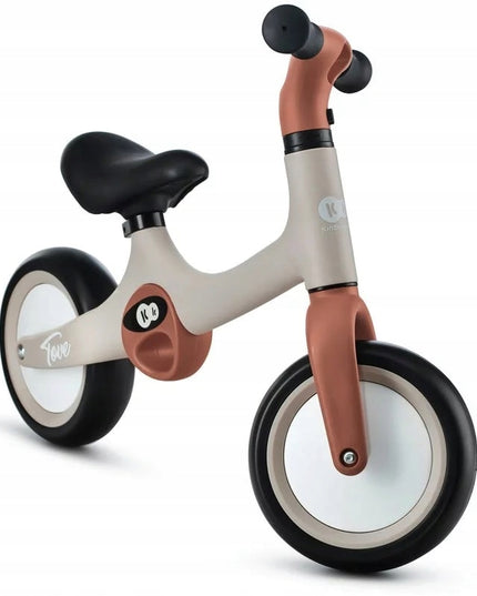 Kinderkraft Balansinis dviratukas-stūmiklis TOVE, lengvas, bėgimo dviratukas vaikams, smėlio spalvos