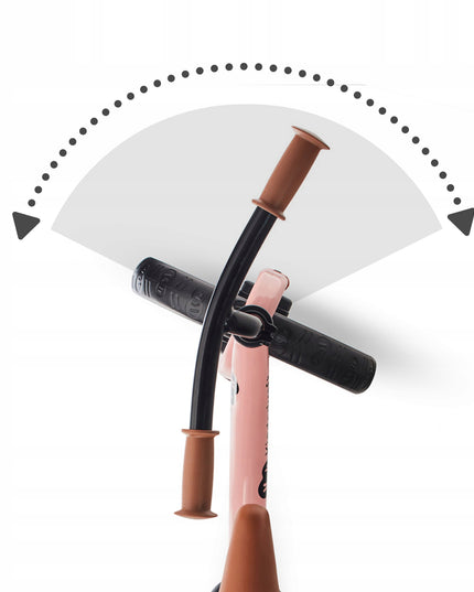 Kinderkraft Lengvas bėgimo dviratukas vaikams nuo 2 metų 2WAY NEXT Rožinis