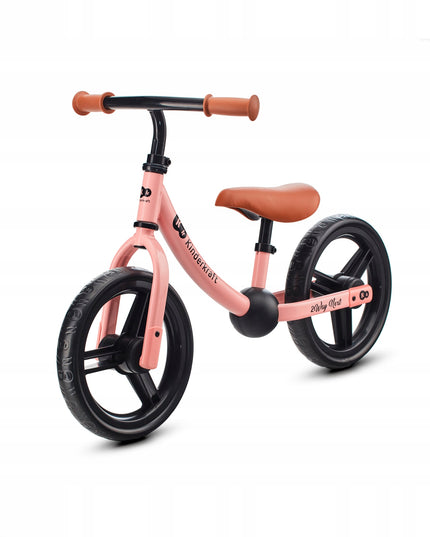 Kinderkraft Lengvas bėgimo dviratukas vaikams nuo 2 metų 2WAY NEXT Rožinis