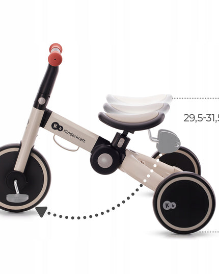 Kinderkraft Dviratukas Triratukas 3in1 4Trike Pilkas