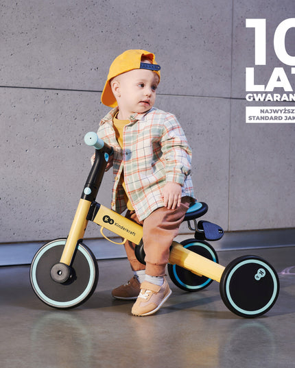 Kinderkraft Dviratukas Triratukas 3in1 4Trike Pilkas