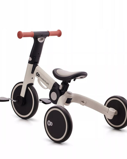 Kinderkraft 4TRIKE 3in1 balansinis triratukas ir paspirtukas, pilkas