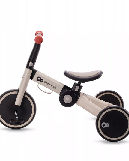 Kinderkraft 4TRIKE 3in1 balansinis triratukas ir paspirtukas, pilkas