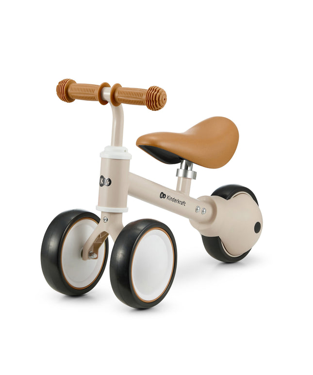 Kinderkraft Trijų ratų mini bėgimo dviratukas / važinėjimo žaislas CUTIE Smėlio spalvos Kinderkraft