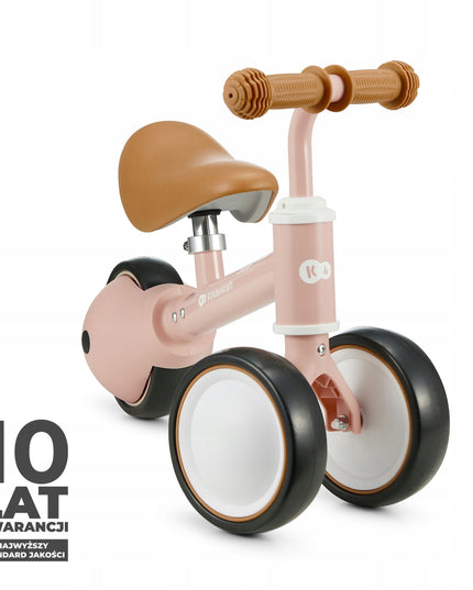 Mini triratis bėgantis dviratukas CUTIE, rožinis Kinderkraft