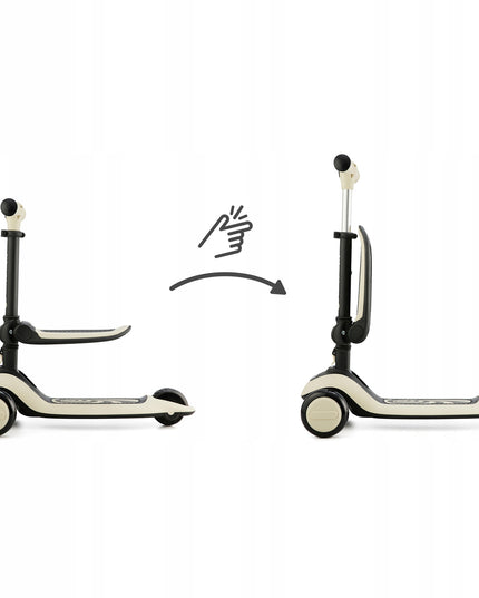 Kinderkraft Triratukas-Riedlentė 2in1 HALLEY Baltas