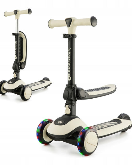 Kinderkraft Triratukas-Riedlentė 2in1 HALLEY Baltas