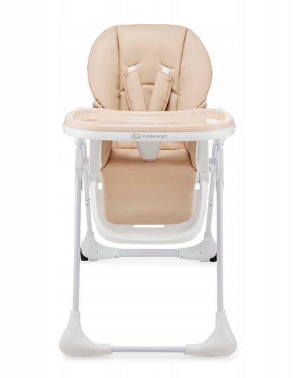 Kinderkraft Sulankstoma maitinimo kėdutė 2in1 gultukas TUMMIE Smėlio