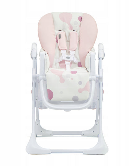 Kinderkraft Sulankstoma maitinimo kėdutė vaikams su ratukais YUMMY Rožinė