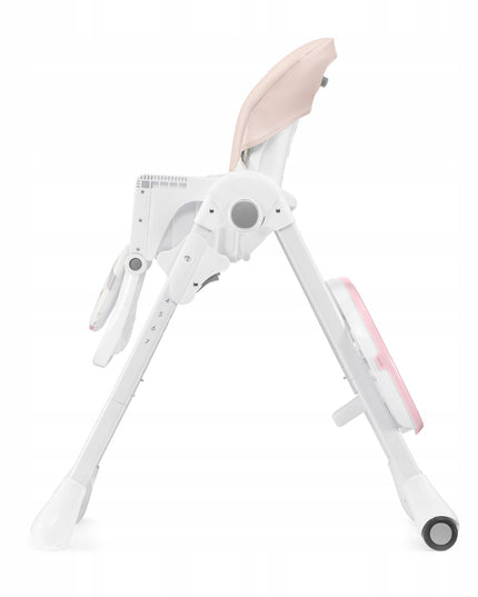 Kinderkraft Sulankstoma maitinimo kėdutė vaikams su ratukais YUMMY Rožinė