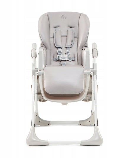 Kinderkraft Sulankstoma Vaikų Maitinimo Kėdutė su Ratukais YUMMY Pilka