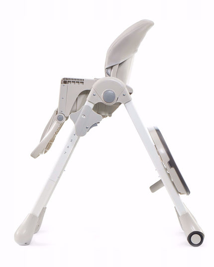 Kinderkraft Sulankstoma Vaikų Maitinimo Kėdutė su Ratukais YUMMY Pilka