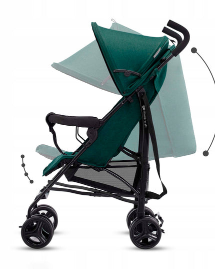 Kinderkraft Vežimėlis Skėtinis Lengvas Sulankstomas TIK Žalias