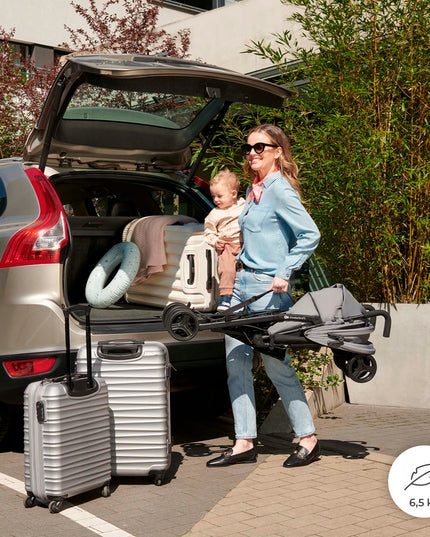 Kinderkraft Vežimėlis Skėtinis Lengvas Sulankstomas TIK Žalias