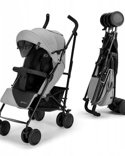 Kinderkraft Vežimėlis Sulankstomas Skėtukas 22kg SIESTA Pilkas