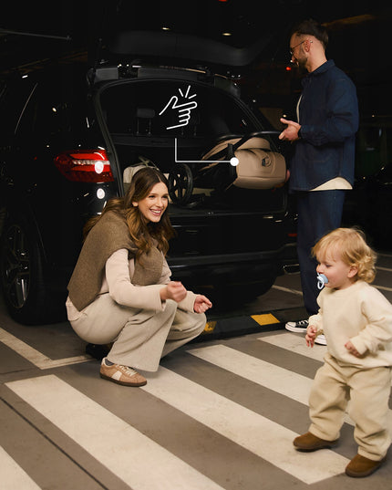 Kinderkraft Vežimėlis iki 22 kg Lengvas ir manevringas LOOM Juodas