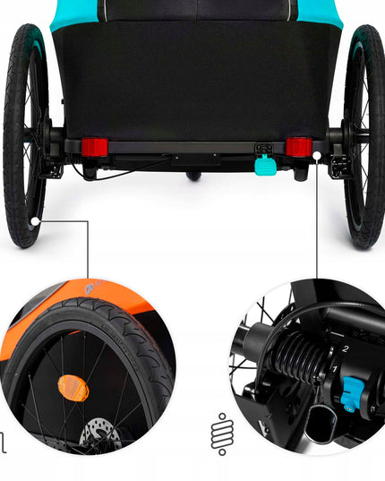 Kinderkraft Sportinis vežimėlis aktyviems / Dviratininko priekaba NAVA