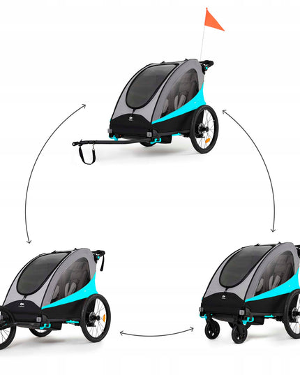 Kinderkraft Sportinis vežimėlis aktyviems / Dviratininko priekaba NAVA