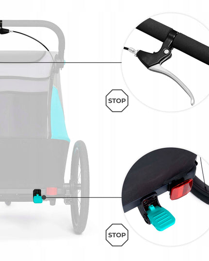 Kinderkraft Sportinis vežimėlis aktyviems / Dviratininko priekaba NAVA