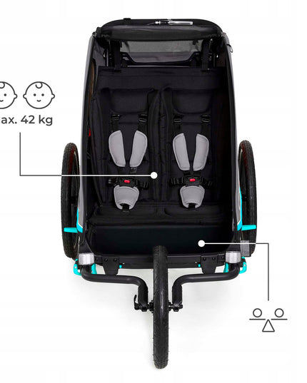 Kinderkraft Sportinis vežimėlis aktyviems / Dviratininko priekaba NAVA