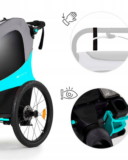 Kinderkraft Sportinis vežimėlis aktyviems / Dviratininko priekaba NAVA