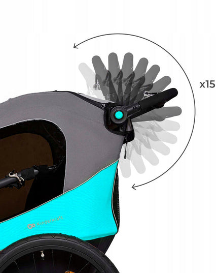 Kinderkraft Sportinis vežimėlis aktyviems / Dviratininko priekaba NAVA