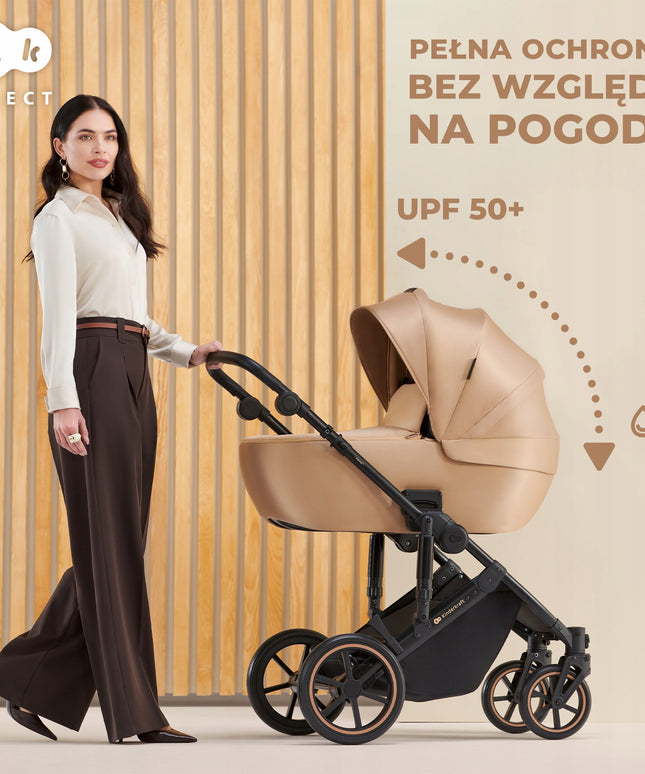 Kinderkraft Daugiafunkcis vežimėlis 2in1 Lopšys + Sportinė dalis PRIME 2 Bėžinis