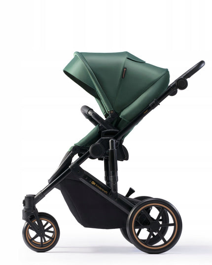 Kinderkraft Daugiafunkcis vežimėlis 2in1 lopšys ir sportinė dalis PRIME 2 žalias