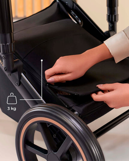 Kinderkraft Daugiafunkcis vežimėlis 2in1 lopšys ir sportinė dalis PRIME 2 žalias