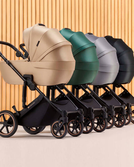 Kinderkraft Daugiafunkcis vežimėlis 2in1 lopšys ir sportinė dalis PRIME 2 žalias