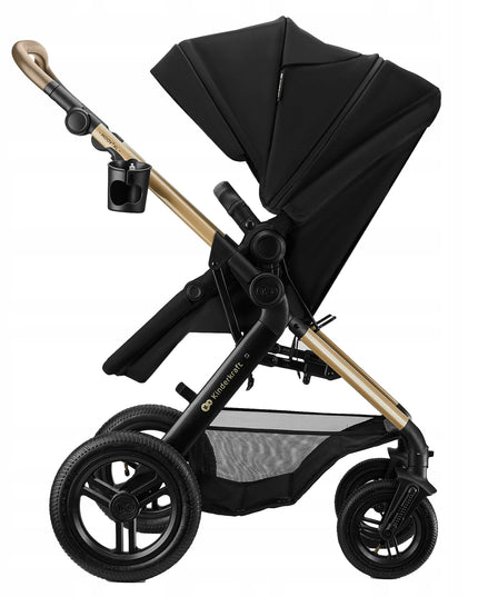 Kinderkraft Daugiafunkcis vežimėlis 3in1, sportinis vežimėlis, automobilinė kėdutė MOOV 2XL AIR Juodas