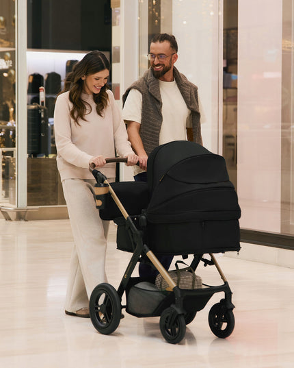 Kinderkraft Daugiafunkcis vežimėlis 3in1, sportinis vežimėlis, automobilinė kėdutė MOOV 2XL AIR Juodas