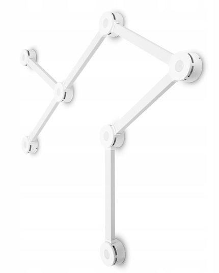 Modulinė LED sieninė lempa RGB su garso jutikliu ir nuotolinio valdymo pultu