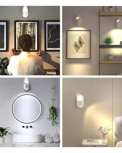 Belaidis LED sieninis šviestuvas Smartled, CCT reguliuojamas, magnetinis, nešiojamas