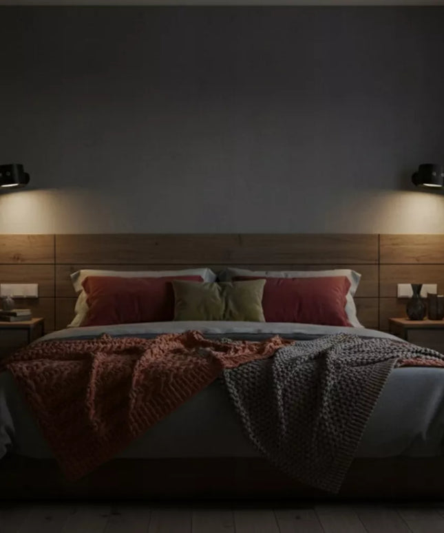 Išmanusis belaidis sieninis LED šviestuvas RGB CCT su magnetiniu laikikliu