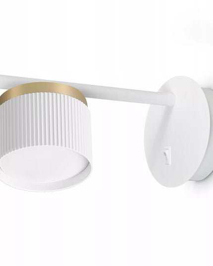 Sieninis LED šviestuvas Smartled GX53 su jungikliu, rifliuotas