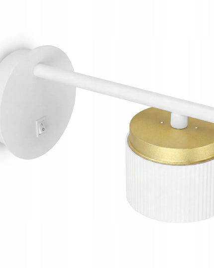 Sieninis LED šviestuvas Smartled GX53 su jungikliu, rifliuotas