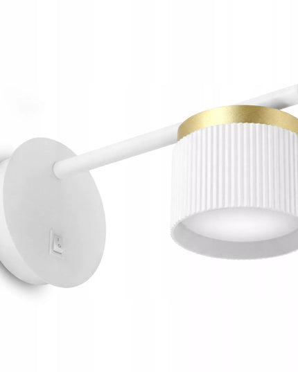 Sieninis LED šviestuvas Smartled GX53 su jungikliu, rifliuotas