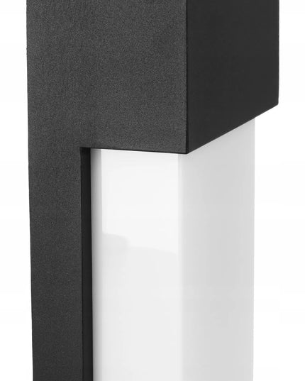 Išorinis sieninis šviestuvas, LED fasadinis sodo šviestuvas, 1x E27, juodas, IP54