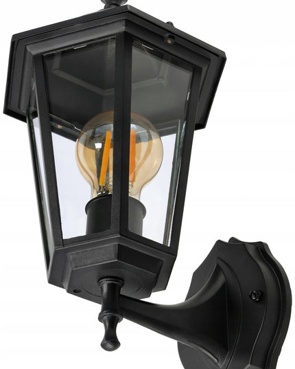 Lauko sieninis šviestuvas E27 LED fasado apšvietimui