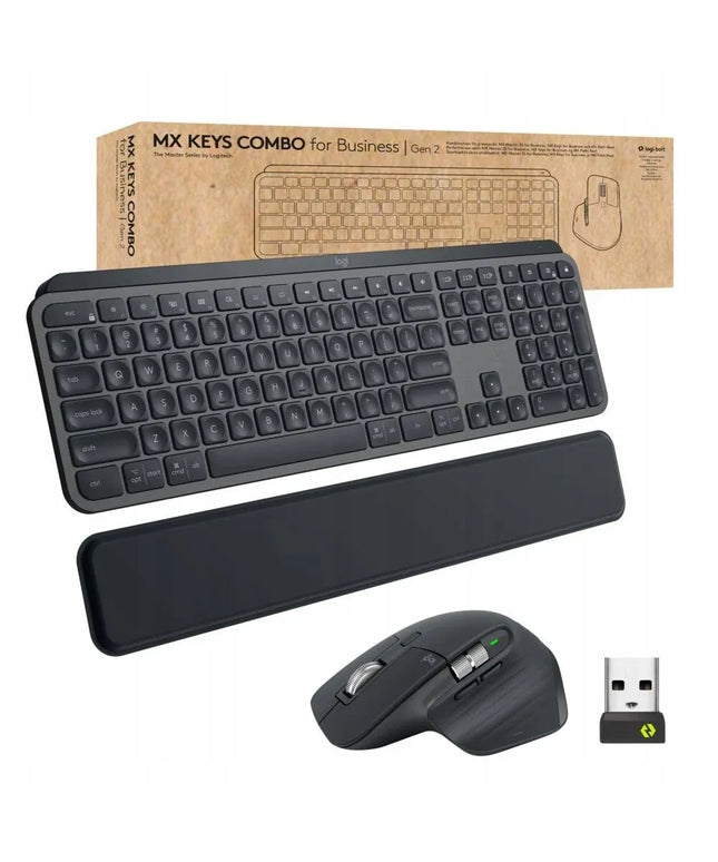 Klaviatūra ir pelė Logitech MX Keys Business 2gen (920-010933)