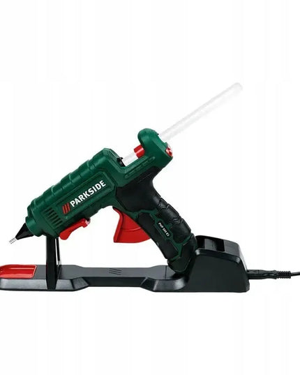 Parkside klijų pistoletas PHP 500 E3, 25W, 11mm, su įkrovimo stotele