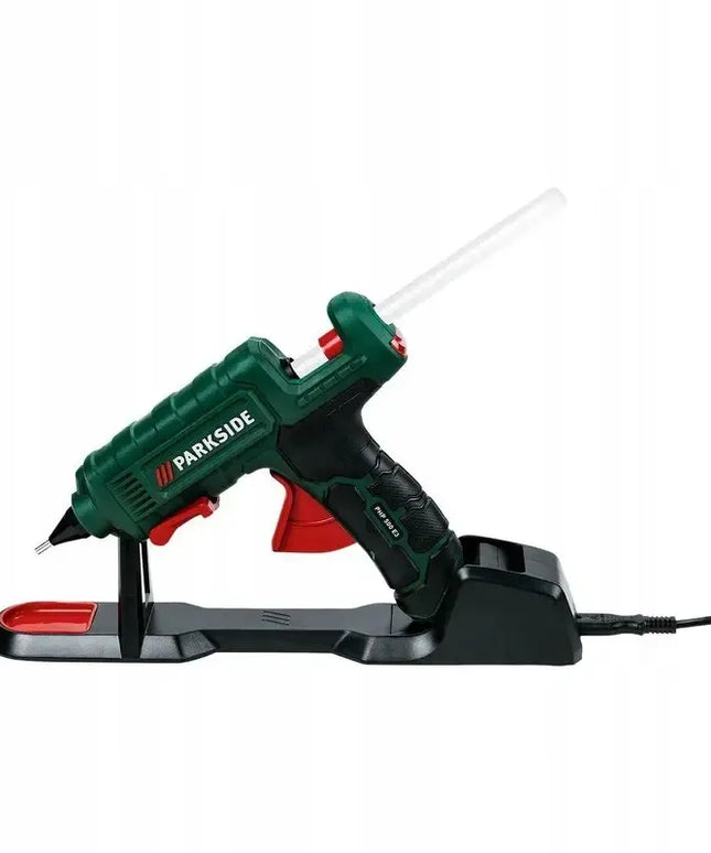 Parkside klijų pistoletas PHP 500 E3, 25W, 11mm, su įkrovimo stotele