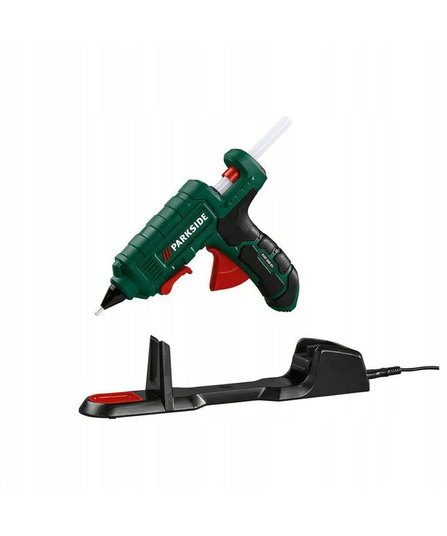 Parkside klijų pistoletas PHP 500 E3, 25W, 11mm, su įkrovimo stotele