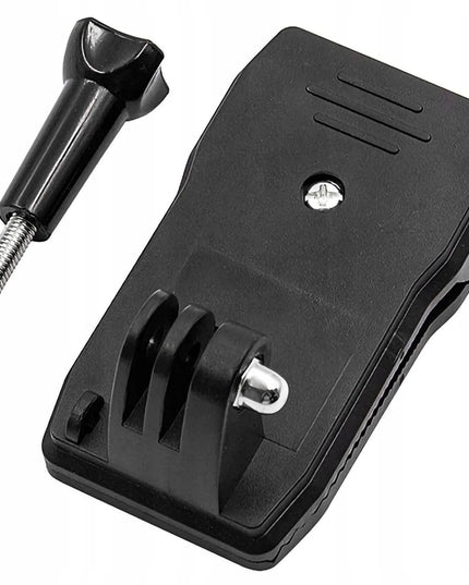 Spaustukas – tvirtinimas prie kuprinės, laikiklis „GoPro HERO“ 13, 12, 11, 10, 9, 8, 7, 6, 5, 4, 3+ ir 3