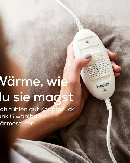 BEURER HD 75 Cosy elektrinis šildomasis pledas, 180 × 130 cm, reguliuojamas