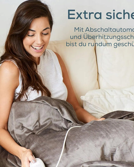 BEURER HD 75 Cosy elektrinis šildomasis pledas, 180 × 130 cm, reguliuojamas