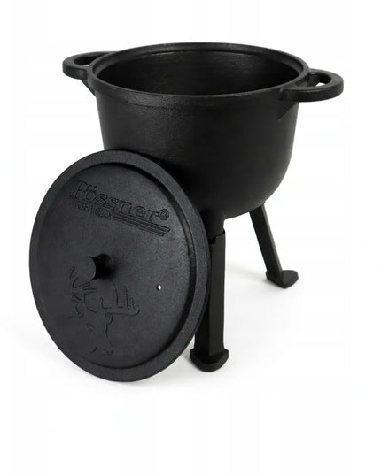 Ketaus kociołek puodas laužui 8L ROSSNER MK403