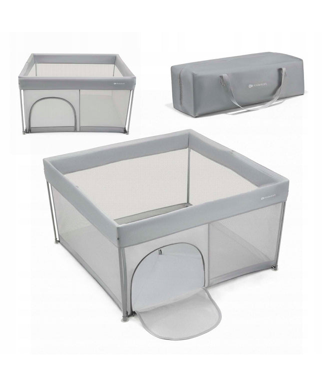 Didelis sulankstomas vaikiškas maniežas-žaidimų aikštelė, sausas baseinas, krepšys ZIKI Kinderkraft